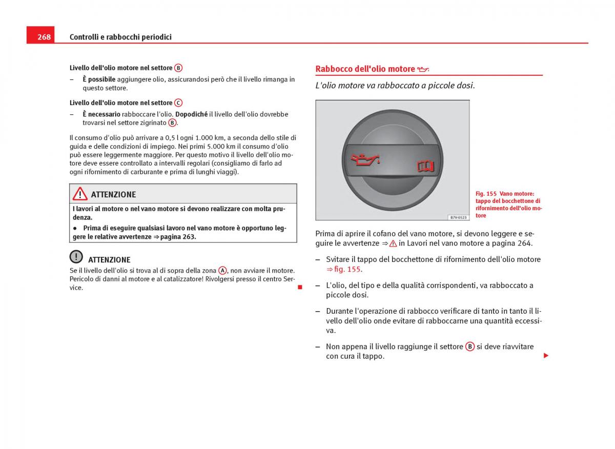 Seat Leon III 3 manuale del proprietario / page 270