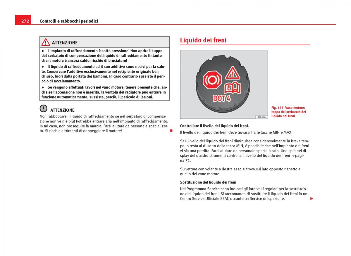 Seat Leon III 3 manuale del proprietario / page 274