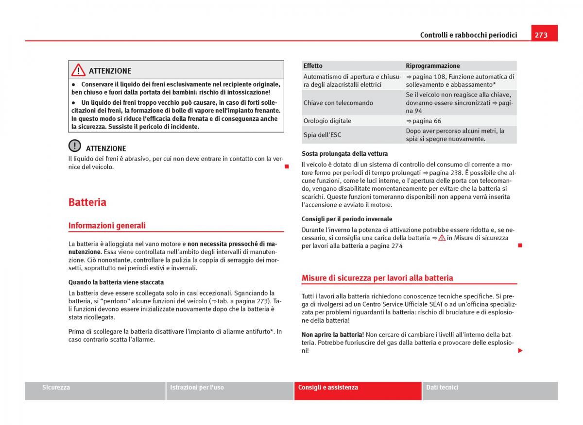 Seat Leon III 3 manuale del proprietario / page 275