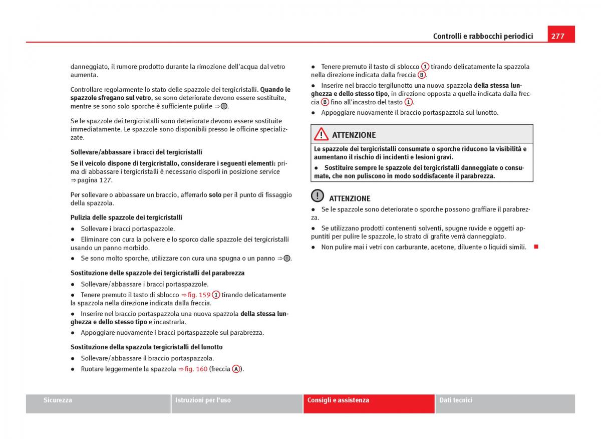 Seat Leon III 3 manuale del proprietario / page 279