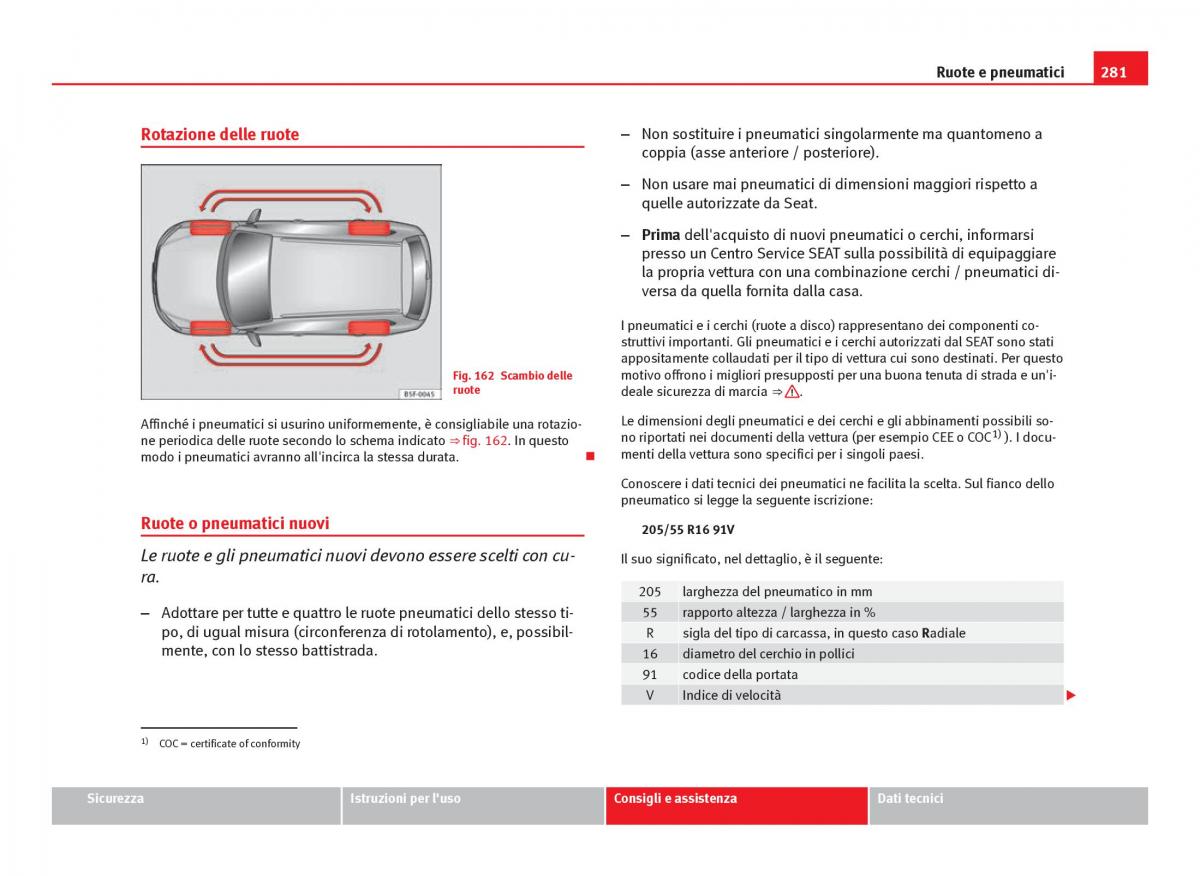 Seat Leon III 3 manuale del proprietario / page 283