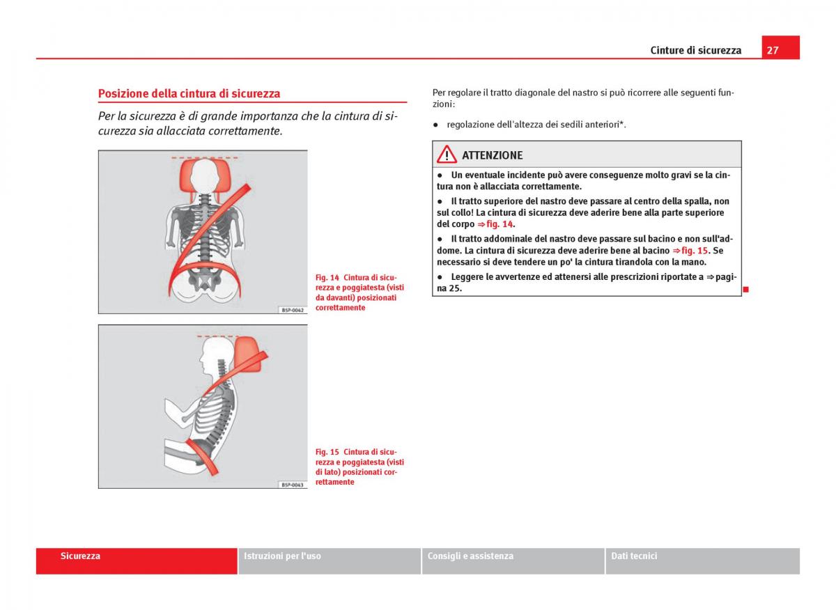 Seat Leon III 3 manuale del proprietario / page 29