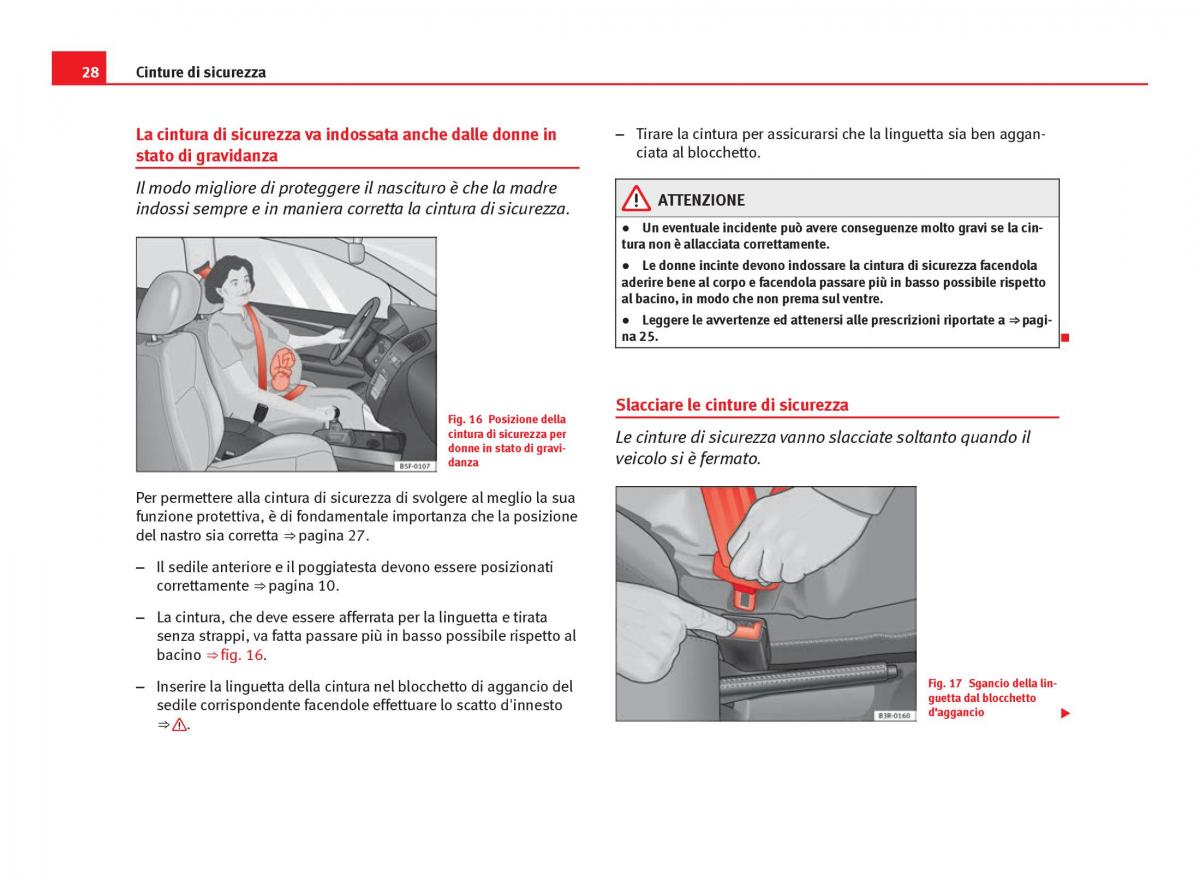 Seat Leon III 3 manuale del proprietario / page 30