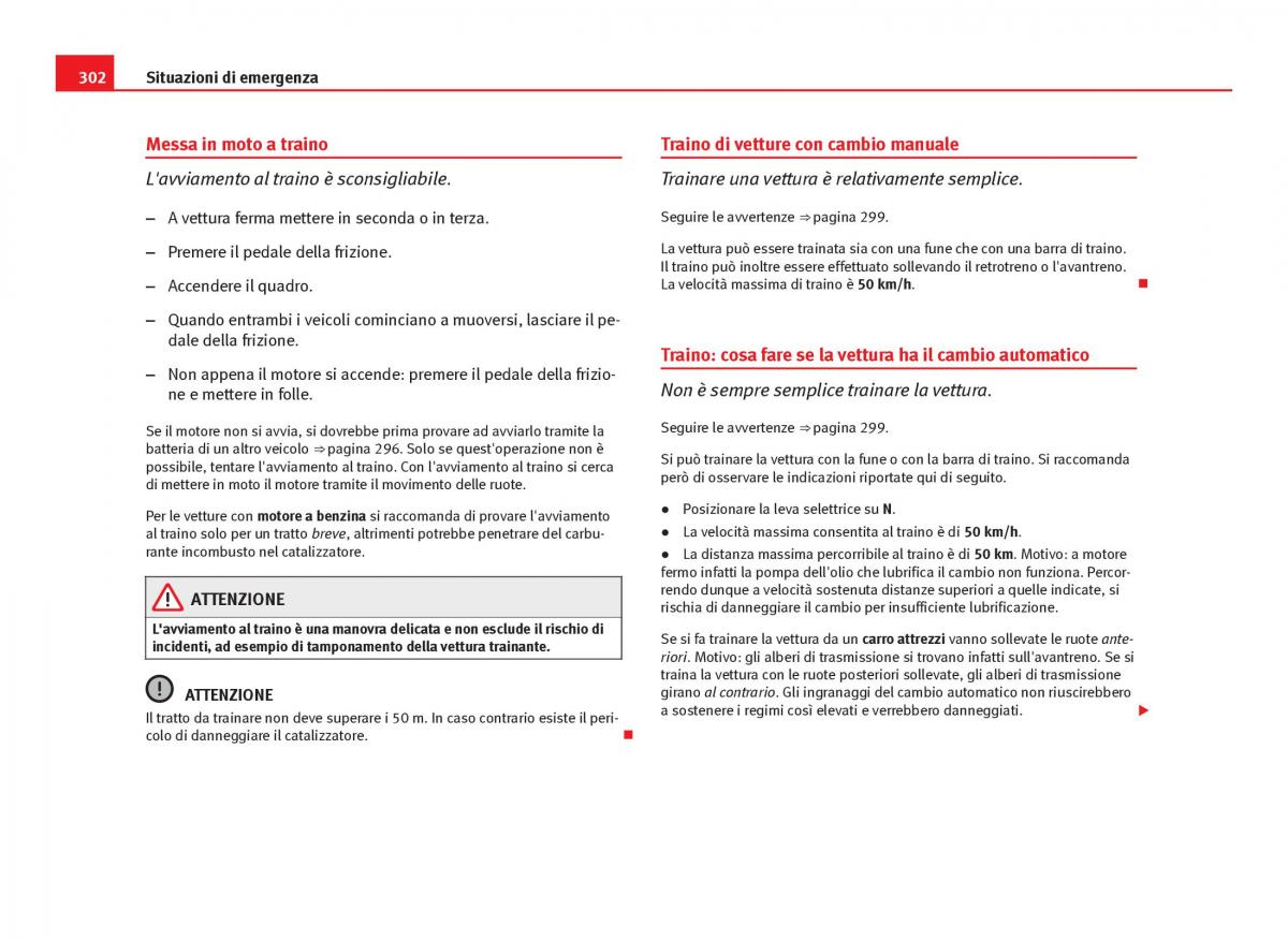 Seat Leon III 3 manuale del proprietario / page 304