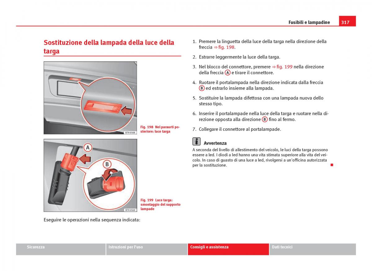 Seat Leon III 3 manuale del proprietario / page 319