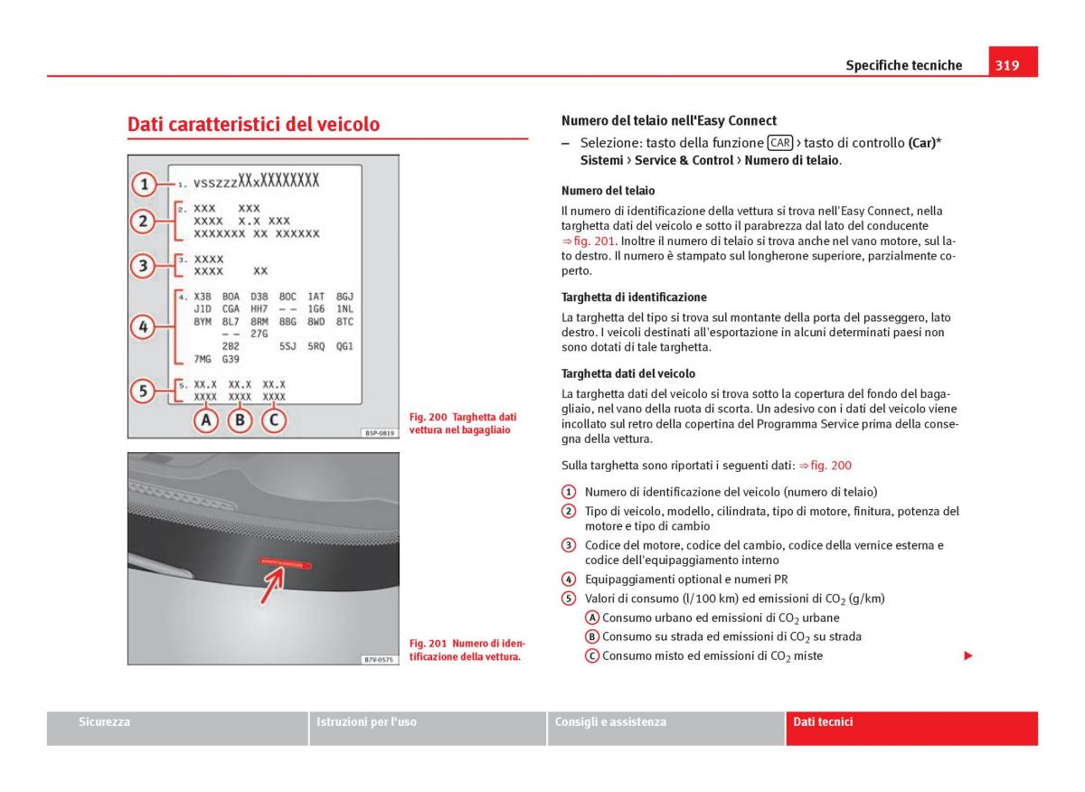 Seat Leon III 3 manuale del proprietario / page 321