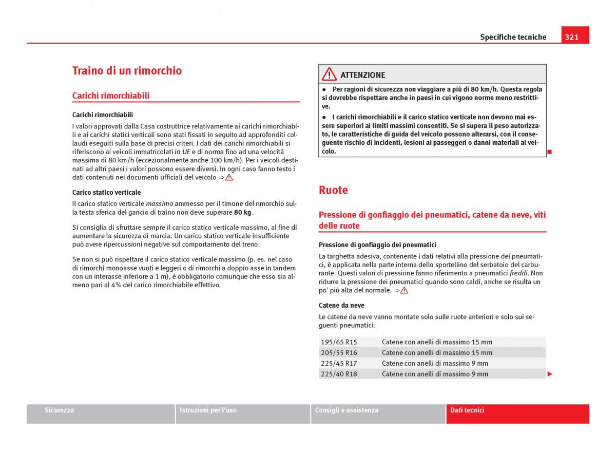 Seat Leon III 3 manuale del proprietario / page 323