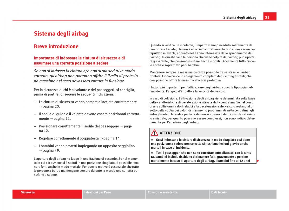 Seat Leon III 3 manuale del proprietario / page 33