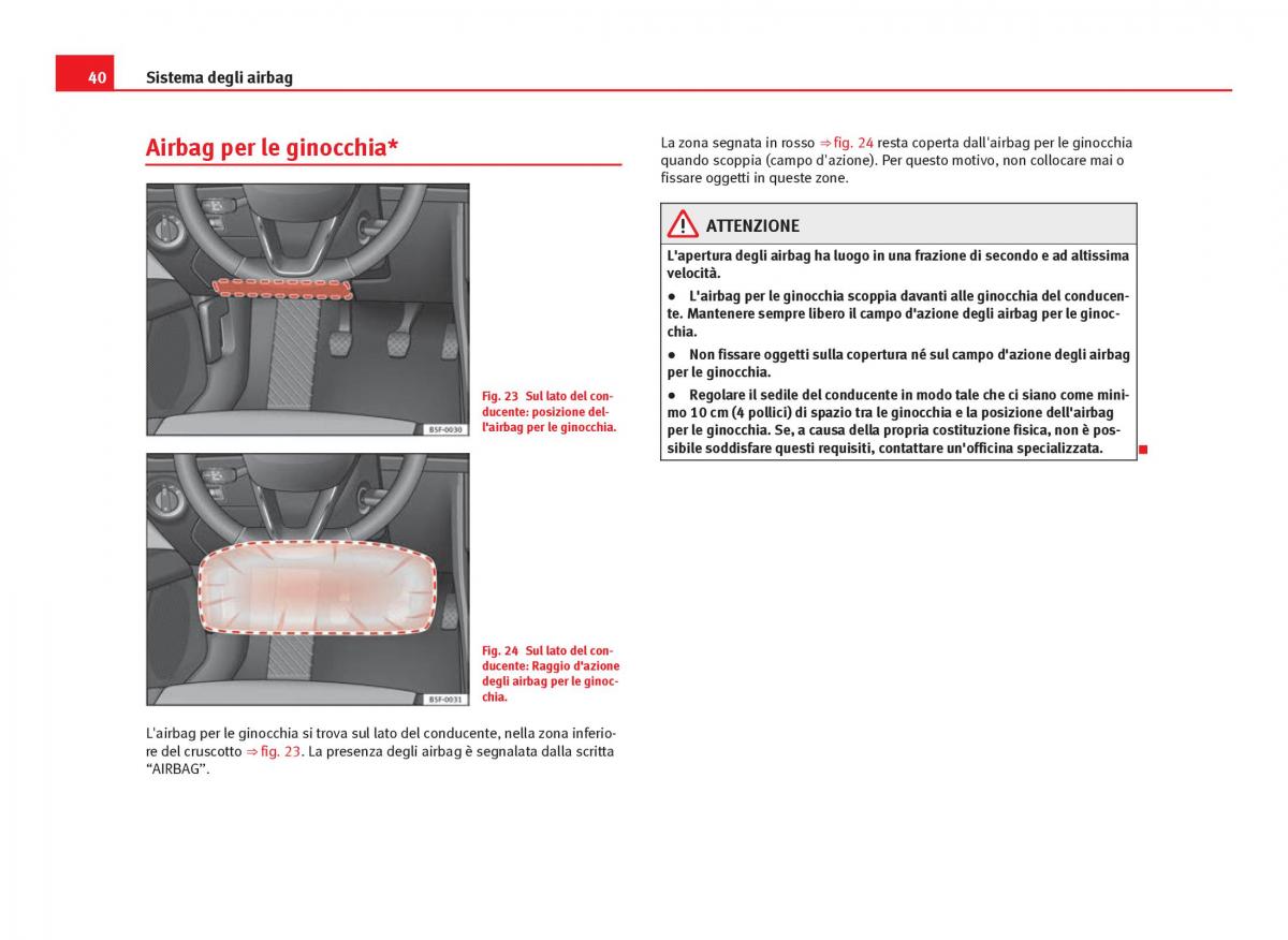 Seat Leon III 3 manuale del proprietario / page 42