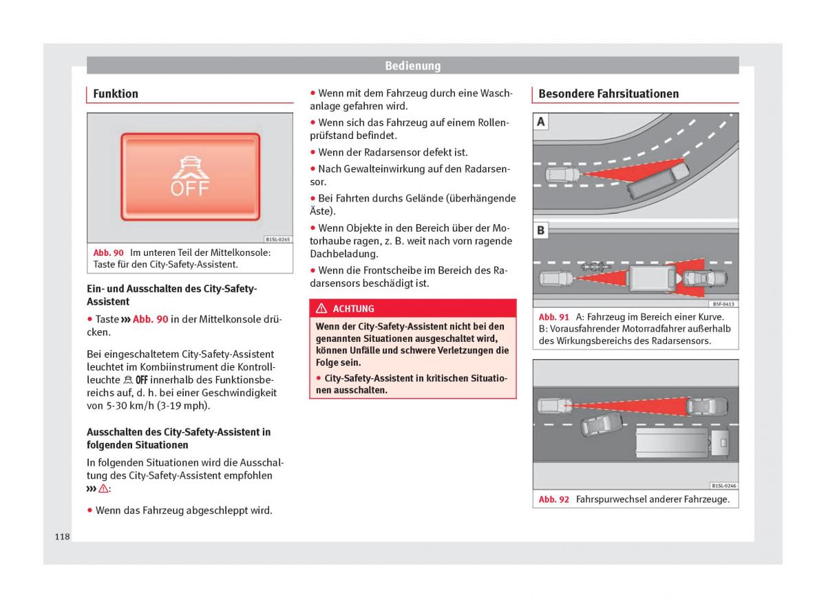 Seat Mii Handbuch / page 120