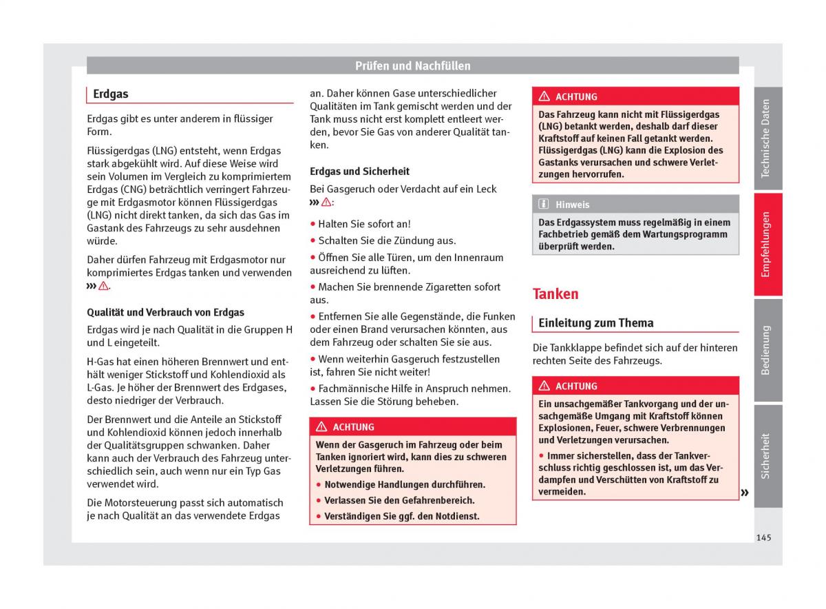 Seat Mii Handbuch / page 147