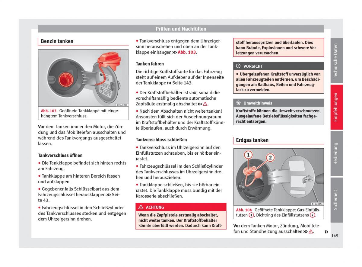 Seat Mii Handbuch / page 151