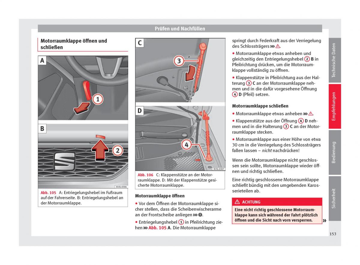 Seat Mii Handbuch / page 155