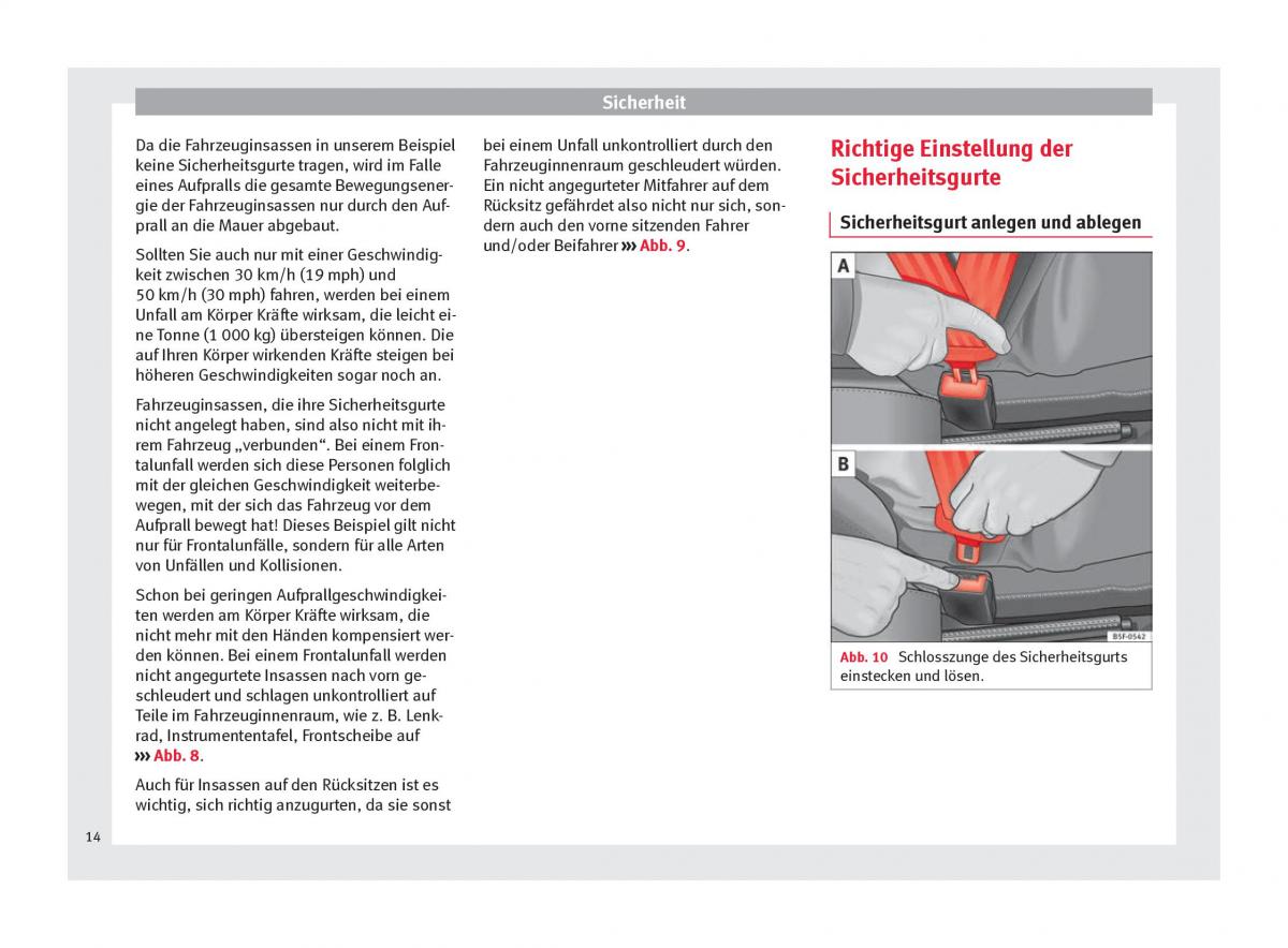 Seat Mii Handbuch / page 16