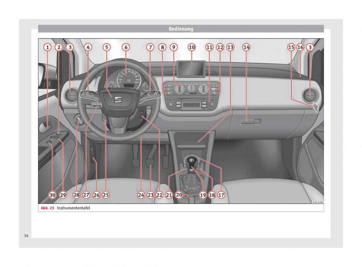 Seat Mii Handbuch / page 36