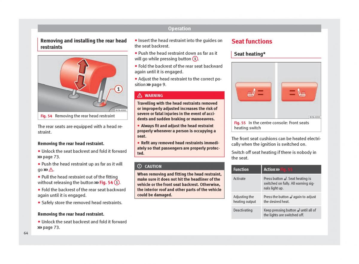 manual seat mii seat mii owners manual / page 66