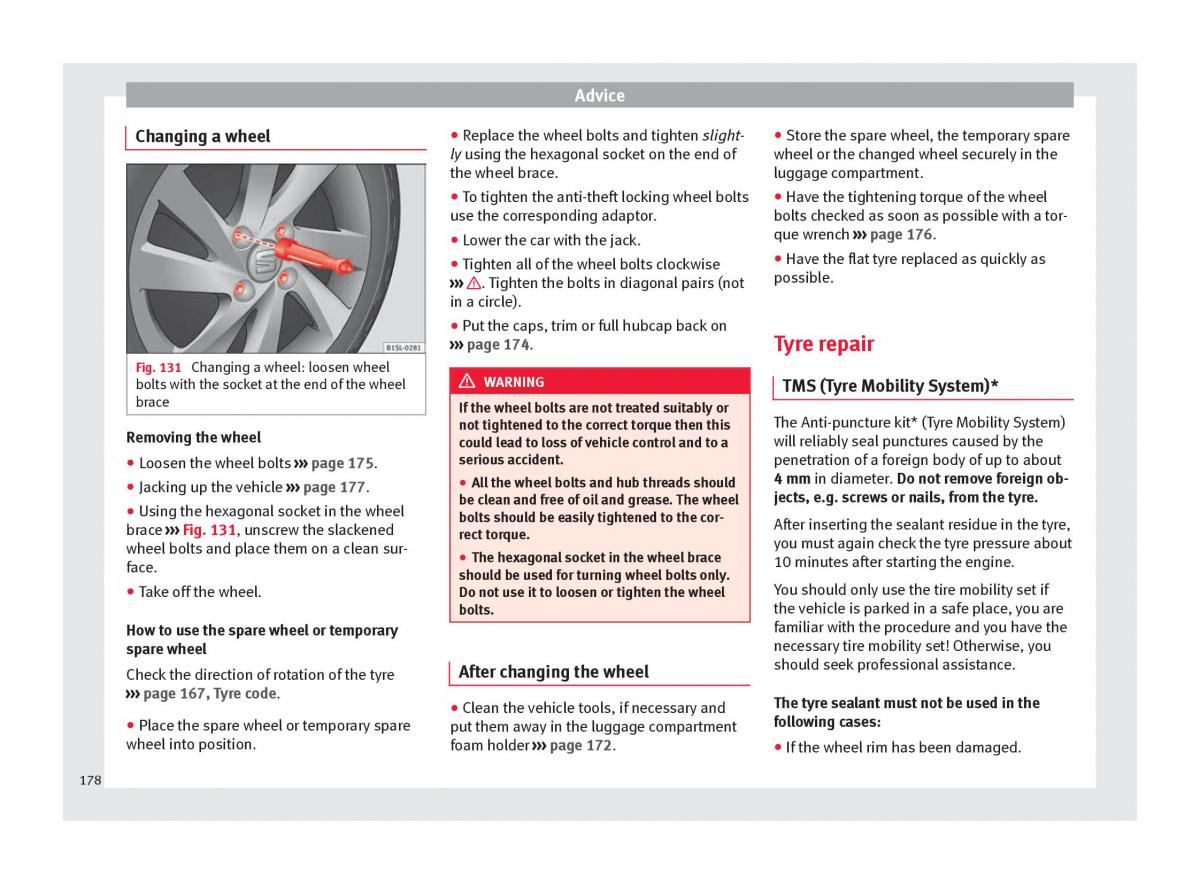 manual seat mii seat mii owners manual / page 180