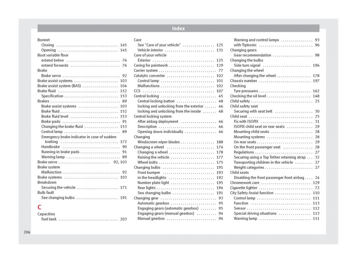 manual seat mii seat mii owners manual / page 208