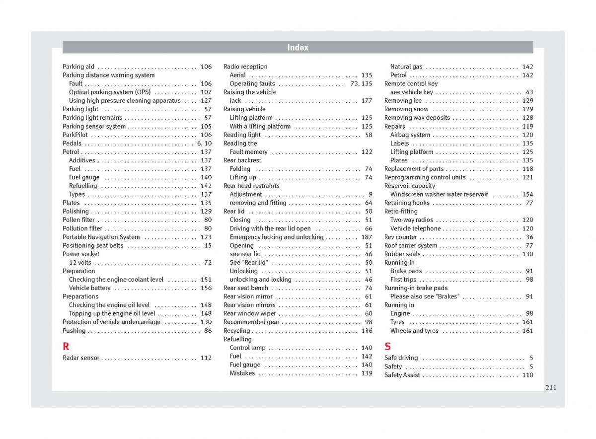 manual seat mii seat mii owners manual / page 213