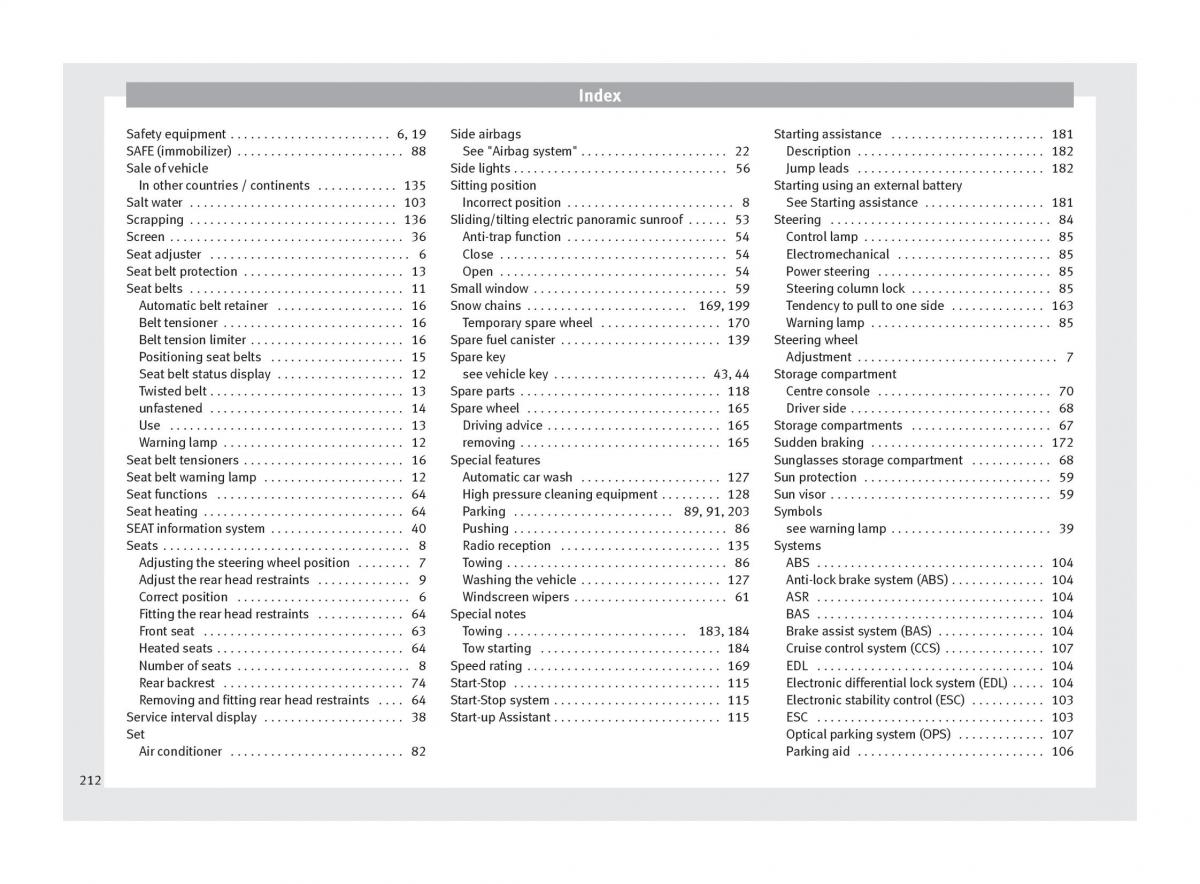 manual seat mii seat mii owners manual / page 214