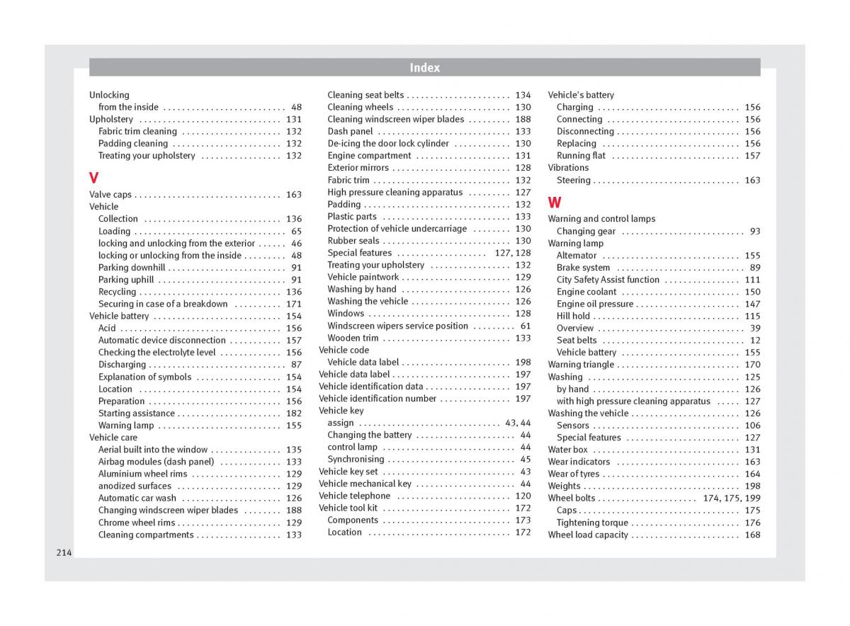 manual seat mii seat mii owners manual / page 216