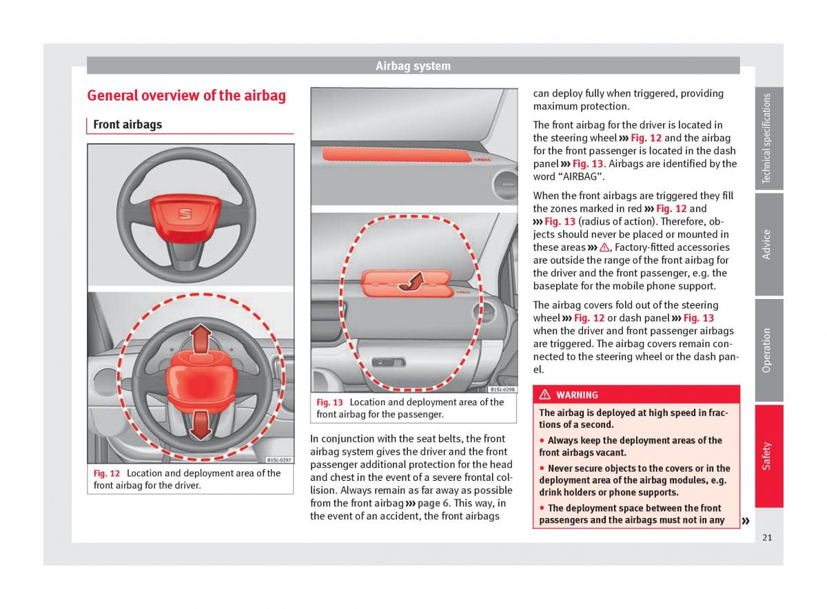 manual seat mii seat mii owners manual / page 23