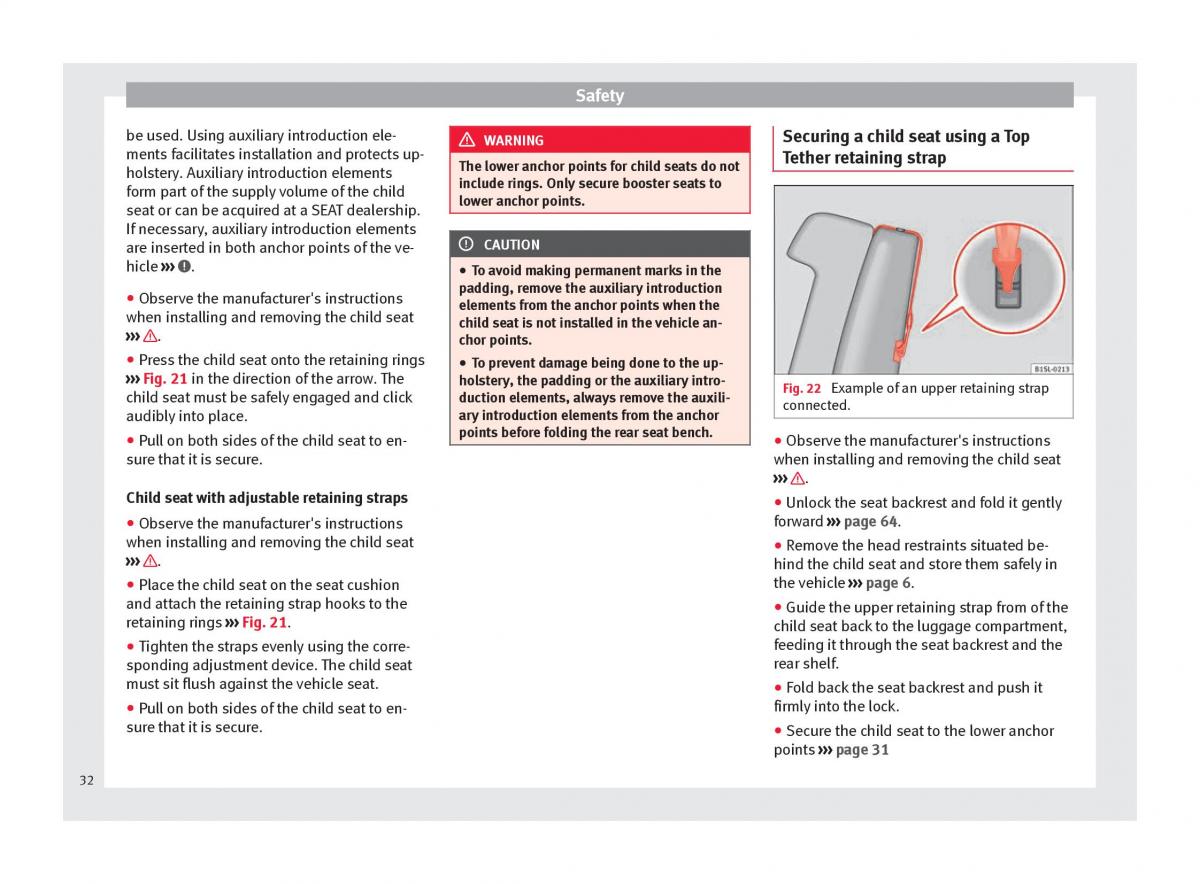 manual seat mii seat mii owners manual / page 34