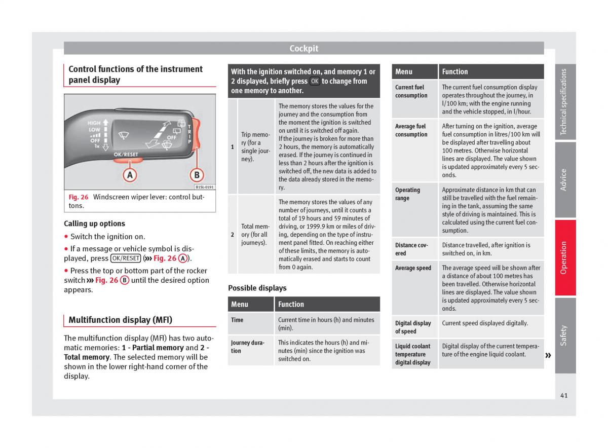 manual seat mii seat mii owners manual / page 43