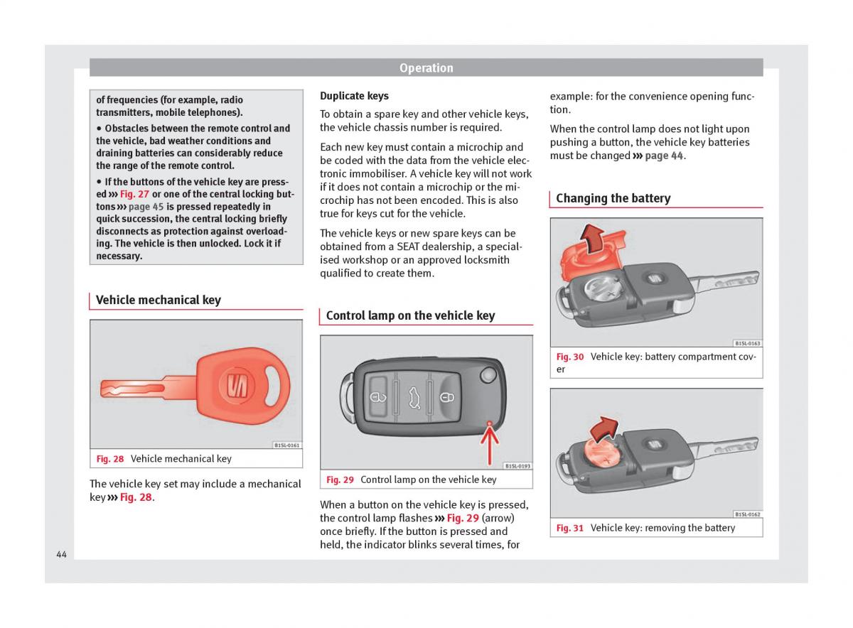 manual seat mii seat mii owners manual / page 46