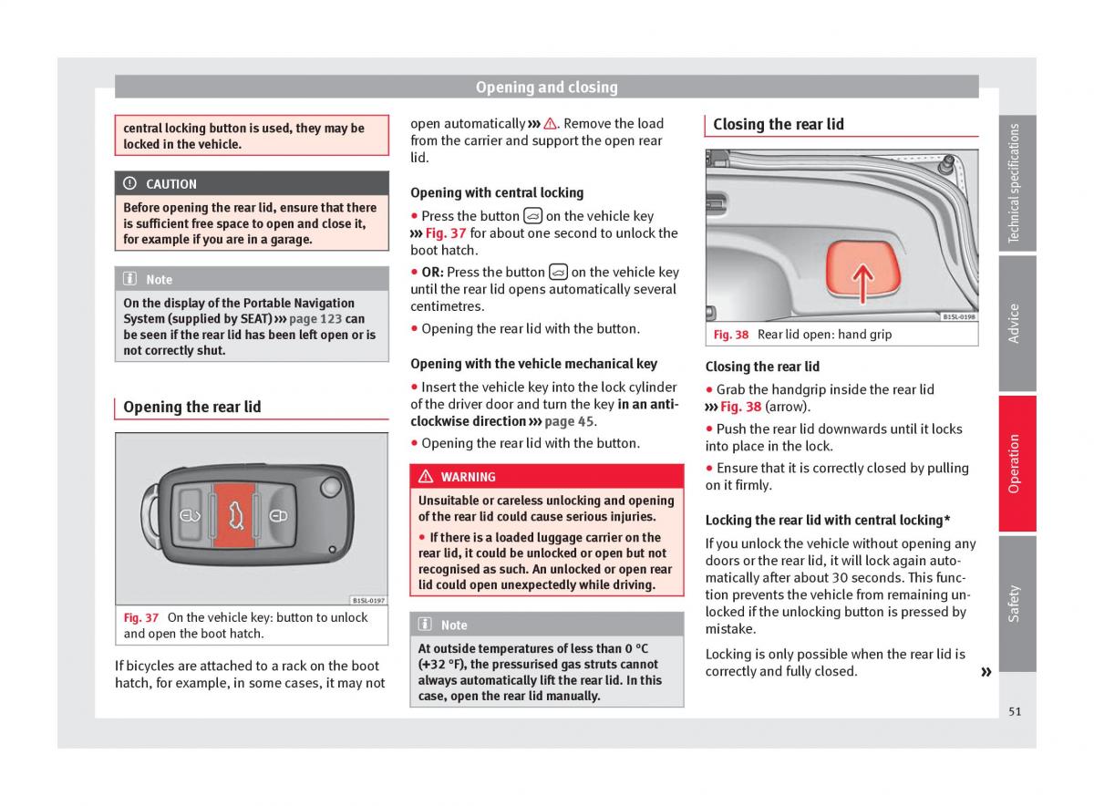 manual seat mii seat mii owners manual / page 53