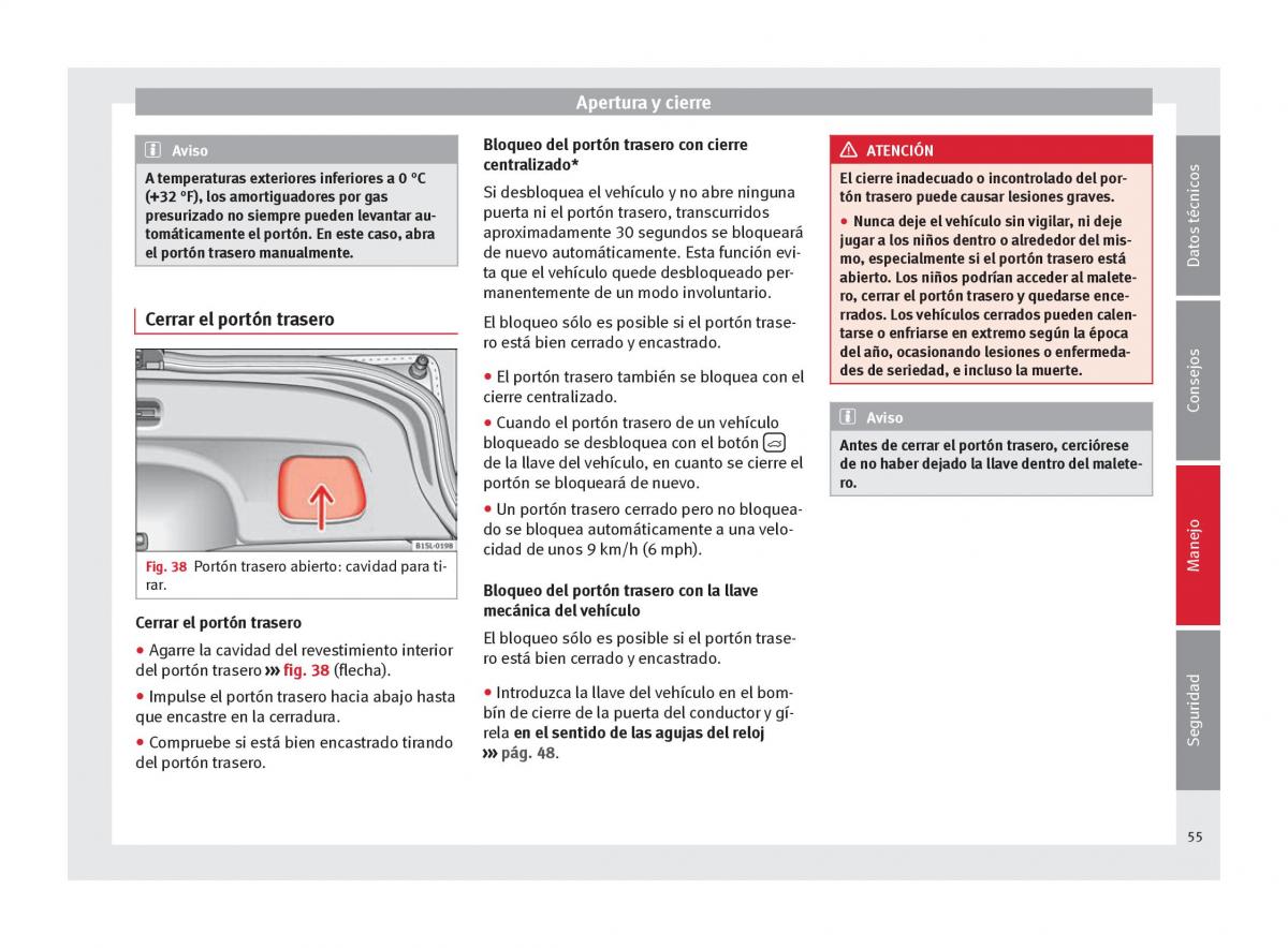 Seat Mii manual del propietario / page 57