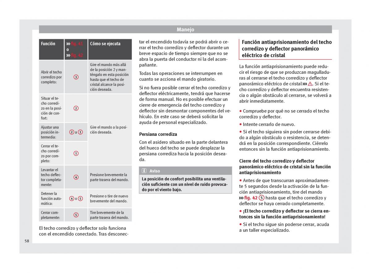 Seat Mii manual del propietario / page 60