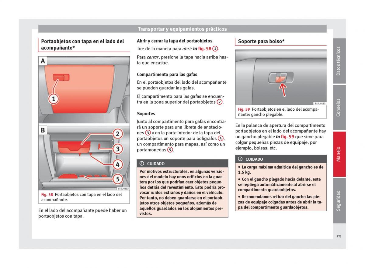 Seat Mii manual del propietario / page 75