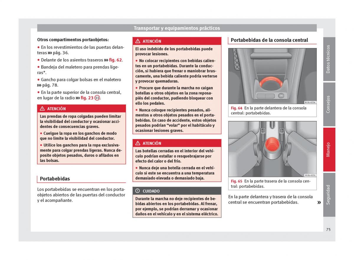 Seat Mii manual del propietario / page 77