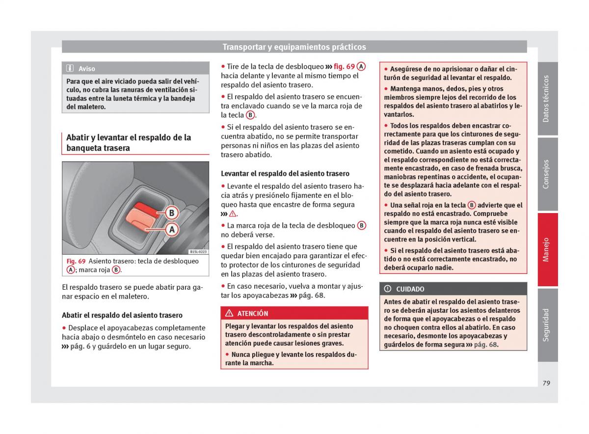 Seat Mii manual del propietario / page 81