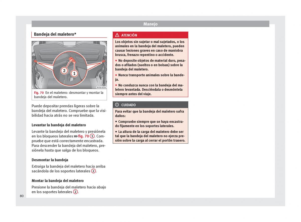 Seat Mii manual del propietario / page 82