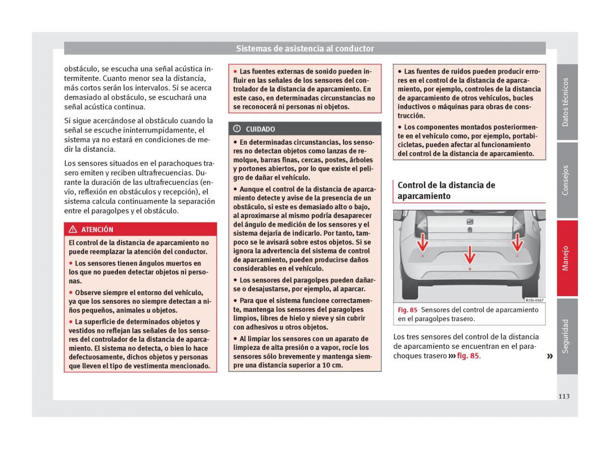 Seat Mii manual del propietario / page 115