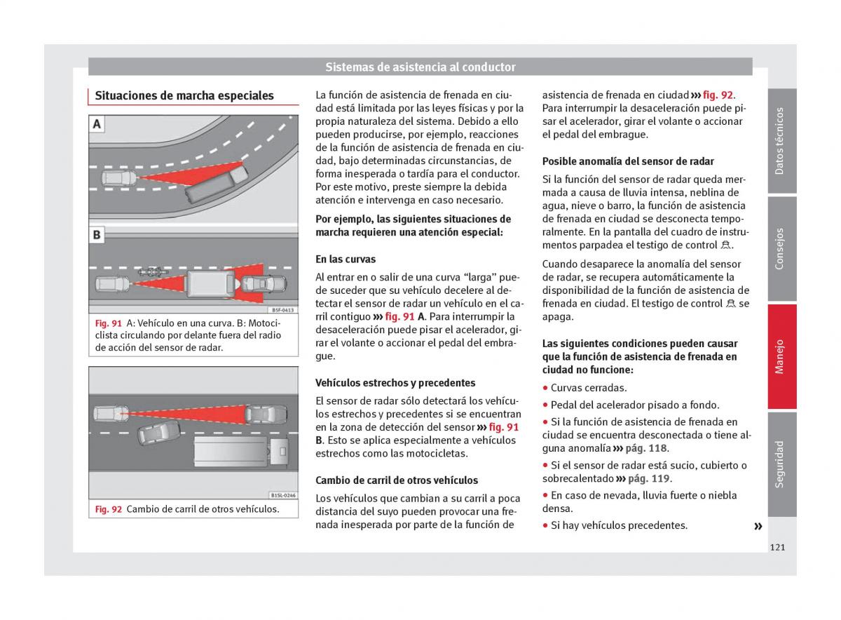 Seat Mii manual del propietario / page 123