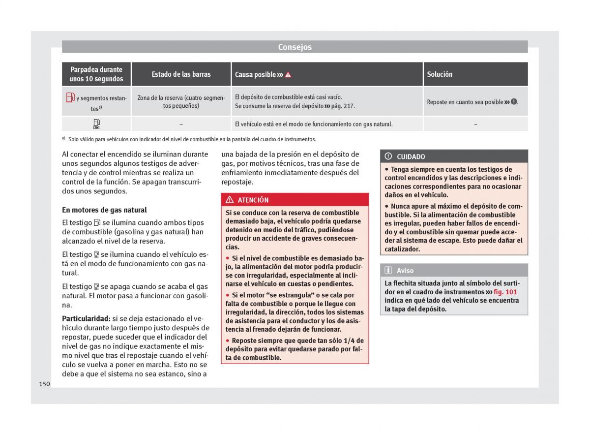 Seat Mii manual del propietario / page 152