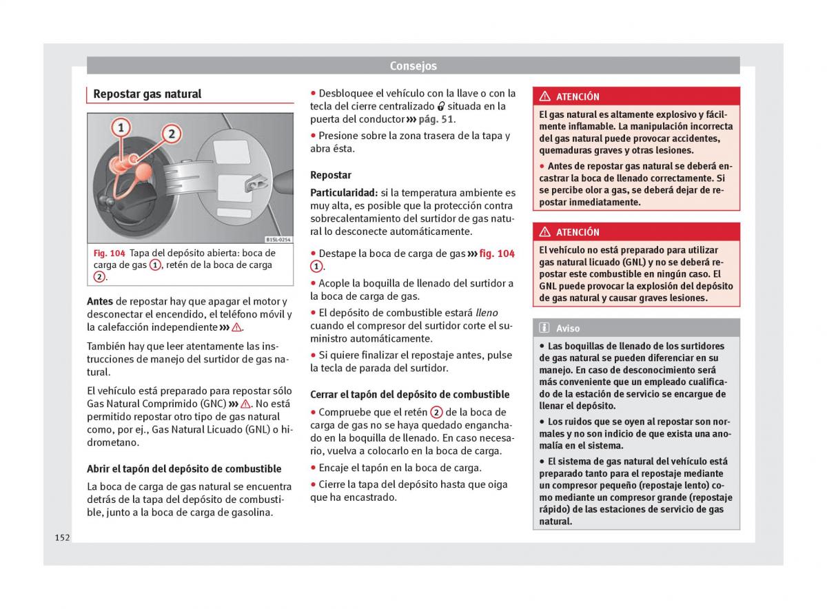 Seat Mii manual del propietario / page 154