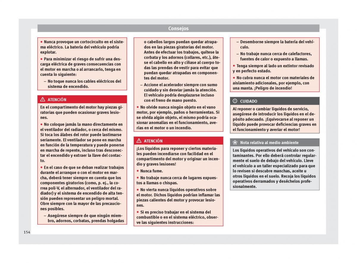 Seat Mii manual del propietario / page 156