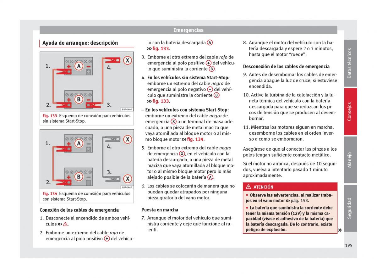 Seat Mii manual del propietario / page 197