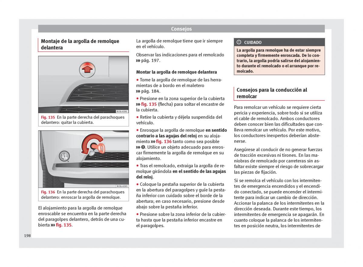 Seat Mii manual del propietario / page 200