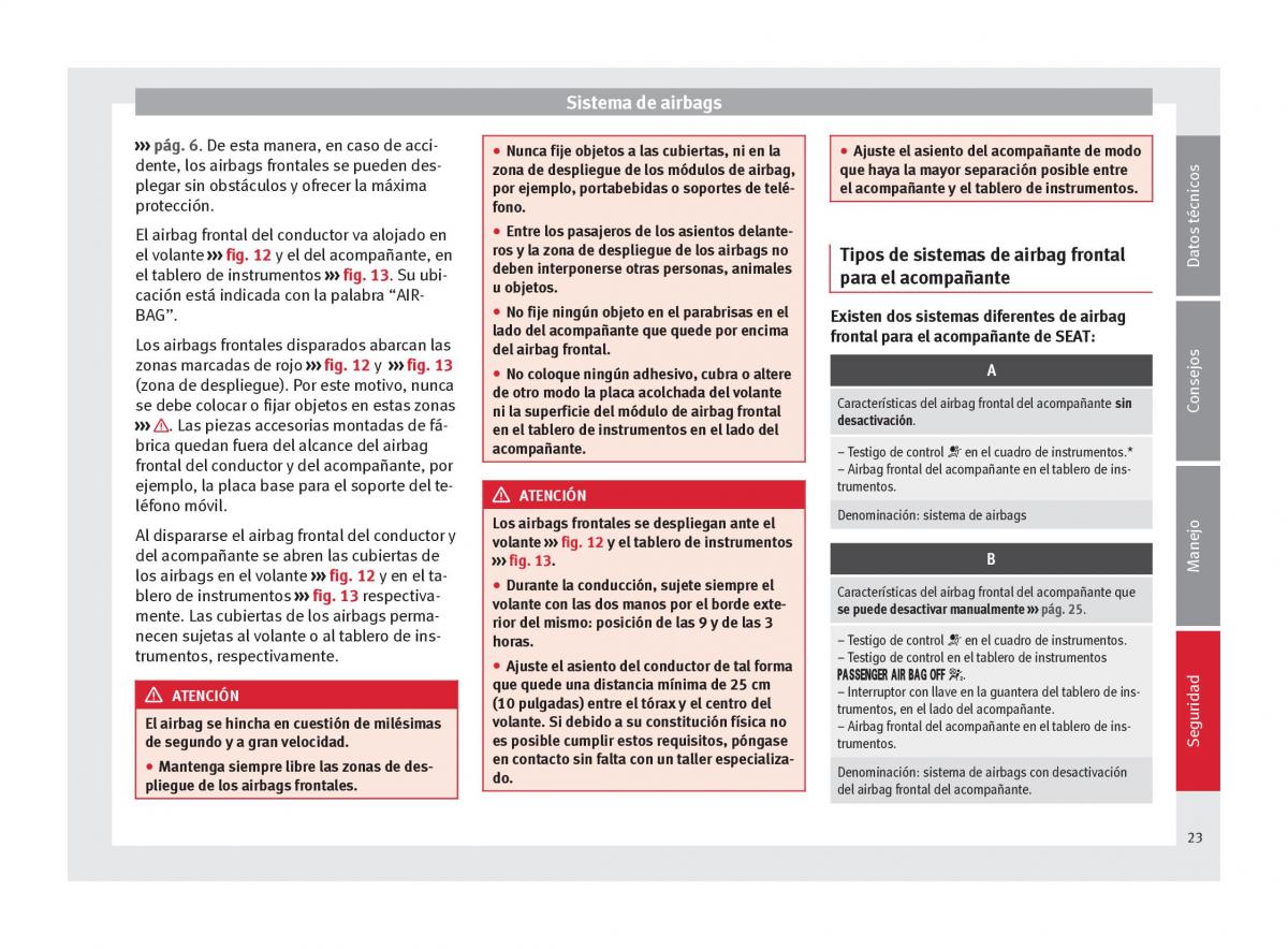 Seat Mii manual del propietario / page 25