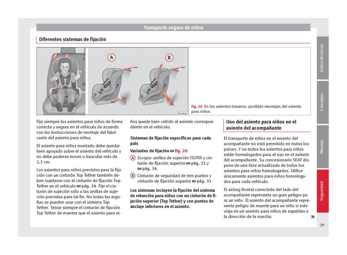 Seat Mii manual del propietario / page 31