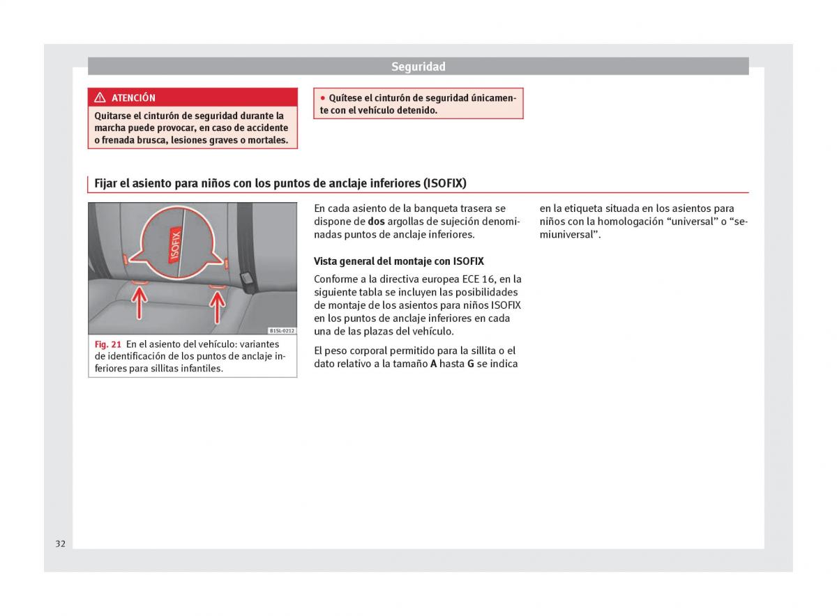 Seat Mii manual del propietario / page 34