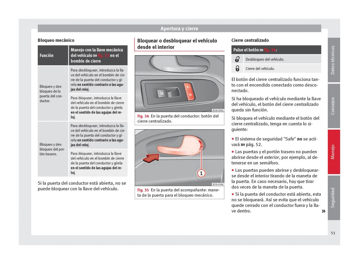 Seat Mii manual del propietario / page 53