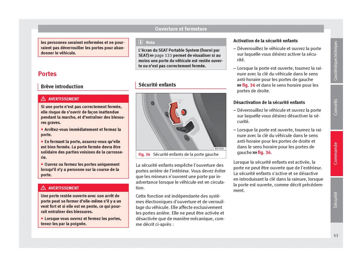 Seat Mii manuel du proprietaire / page 55