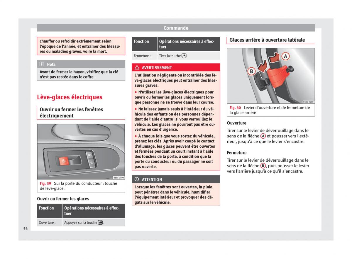 Seat Mii manuel du proprietaire / page 58