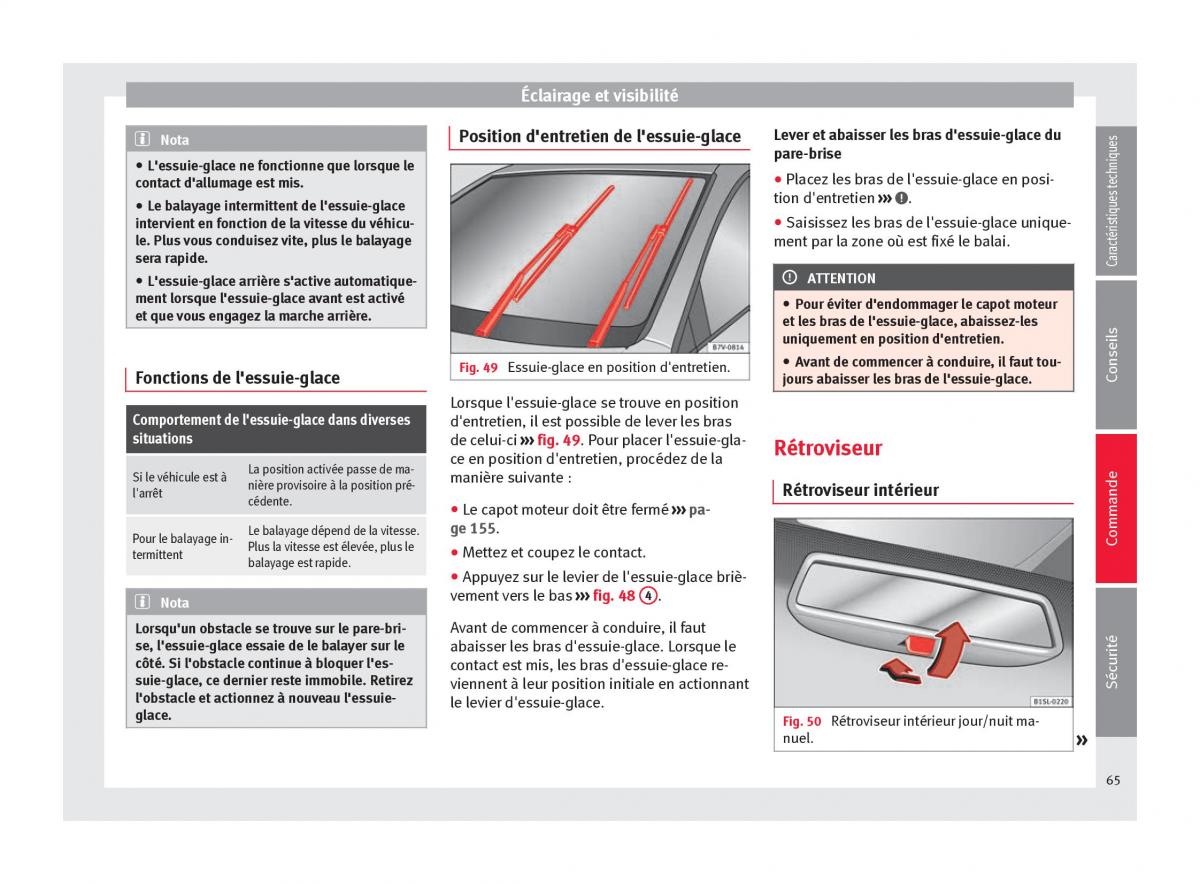 Seat Mii manuel du proprietaire / page 67